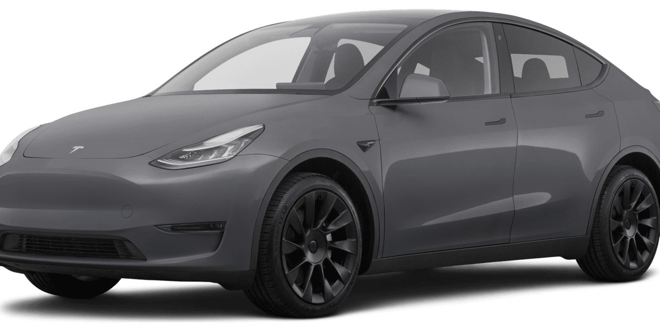 TESLA MODEL Y 2020 5YJYGDEE2LF051225 image